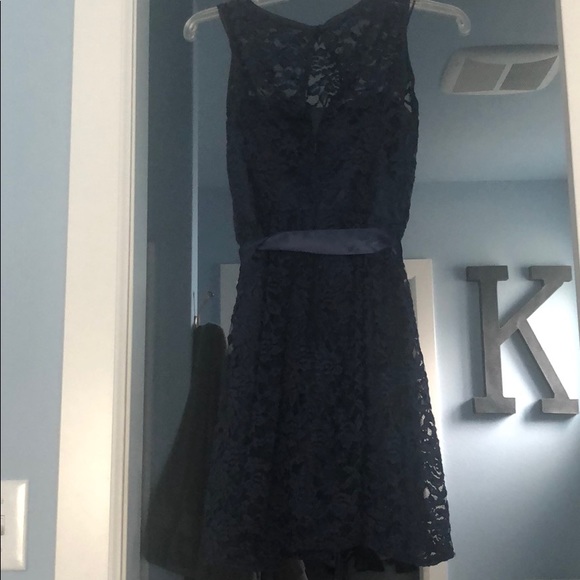 Navy blue dress by Simply Liliana SZ 2 - Picture 3 of 7